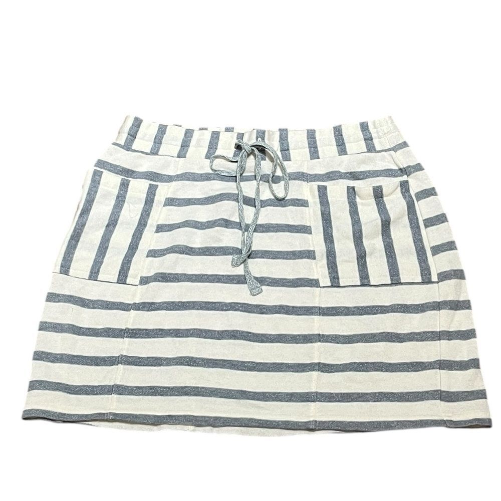 Lou & Grey Striped‎ Casual Skirt, Size XS